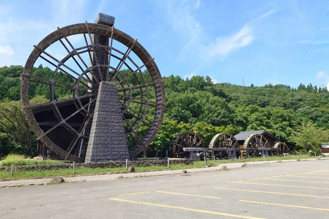 荘川の五連水車