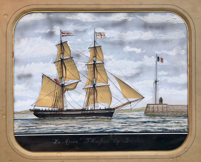 La Maria d'Honfleur - Capitaine Bouchon - Fécamp 1896