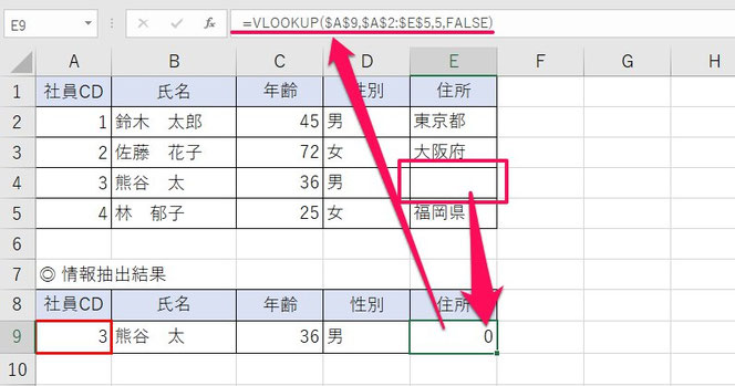Vlookup関数でエラーでも０でもまとめて空白で返すことができる方法 病院seにゃんとのパソコントラブル解決 エクセル関数 Vba活用術