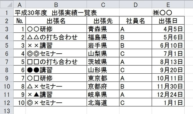 条件に一致する最終行の値をエクセル関数で抽出