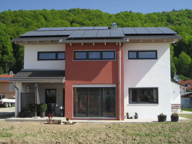 EFH (KFW-70) in Marktl, Südansicht, Eigene Planung