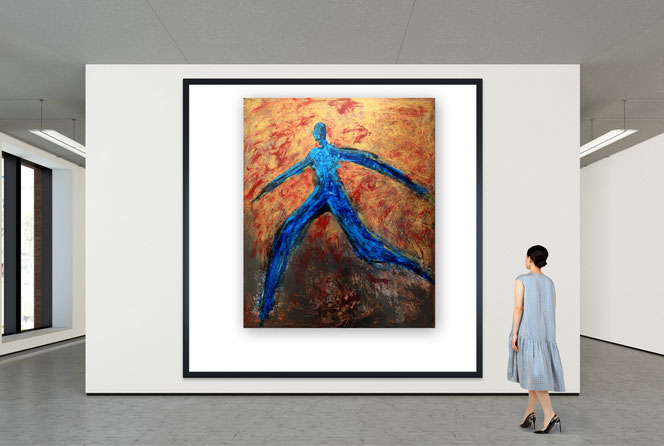 Figurative Malerei, Abstrakte Menschen, Portraits, Abstrakte Malerei, Gemälde Originale, abstrakte Kunst, Spachtelbild, Abstrakte Bilder, Gemälde Unikate, Kunstgalerie, Gemälde mit Strukturen, Gemälde Galerie, zeitgenössische Malerei,  