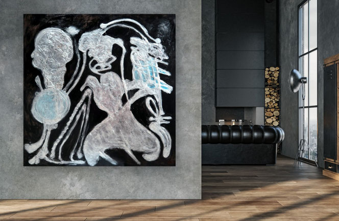 Kunst Gemälde, Kunst kaufen, Gemälde kaufen, Bilder kaufen, Abstrakte Kunst, Abstrakte Malerei, Gemälde Acryl, Bilder Acryl, große bunte Wohnzimmerbilder,