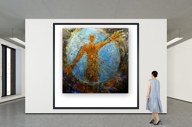 Abstrakte, Gesichter, Portraits, Portrait, figurative Malerei, Menschen, Gemälde, großformatig, Moderne Malerei, Moderne Kunst, Acrylbilder, Kunst kaufen, große Bilder Acryl,