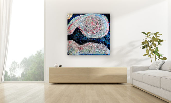 Kunst Gemälde, Kunst kaufen, Gemälde kaufen, Bilder kaufen, Abstrakte Kunst, Abstrakte Malerei, Gemälde Acryl, Bilder Acryl, große bunte Wohnzimmerbilder,