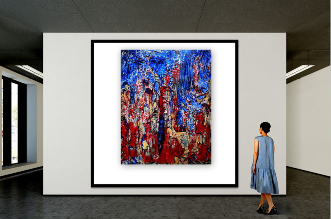 Abstrakte Landschaften, Gemälde, großformatig, Moderne Malerei, Moderne Kunst, Acrylbilder, Kunst kaufen, 