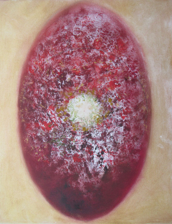 Gott macht alles neu. Ölgemälde auf Leinwand von Gabriele Koenigs (2025). 40 cm x 50 cm. Als Original erhältlich