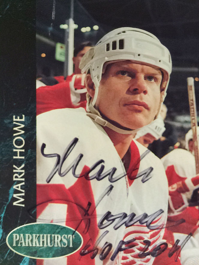 Autograph Mark Howe Autogramm