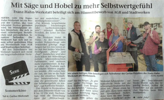 Hertener Allgemeine vom 24.07.2015