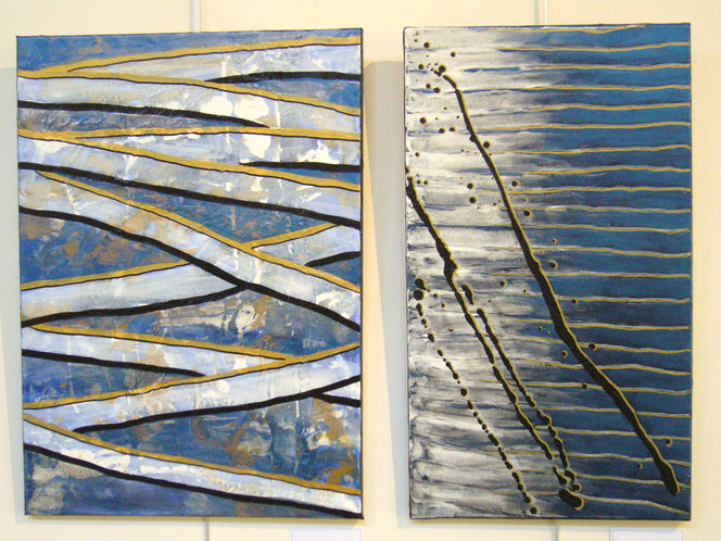 "pansée" -70X50- & VENDUE "not IKB " - 70X40 