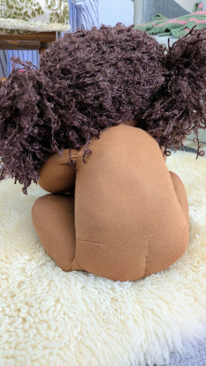 Therapiepuppe für die Kinderphysiotherapie nach z.B. Vojta oder Bobath, Demopuppe, Schulungspuppe, Übungspuppe, weiche bewegliche Therapiepuppe mit anbeugbaren Gliedern, handgemachte Stoffpuppe kaufen, Waldorfart, flexible lebensgroße Babypuppe
