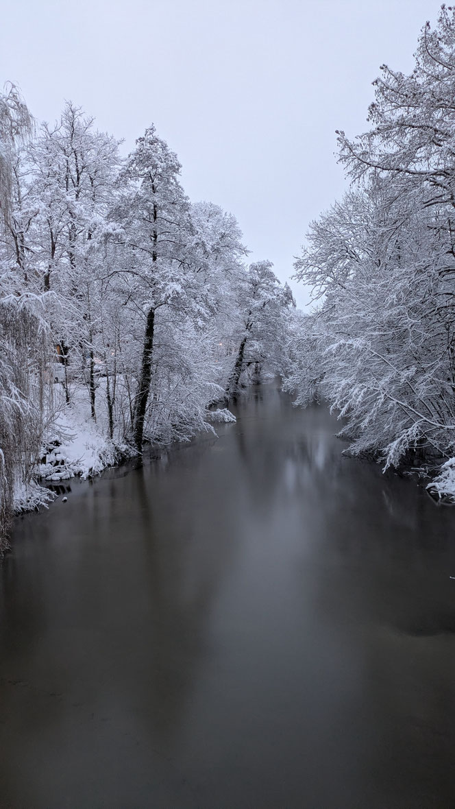 Schnee, verzaubert, Winter, Stade