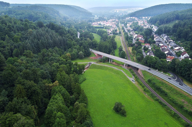 Hochwasserschutz, Wasserverband Mümling, Staudamm