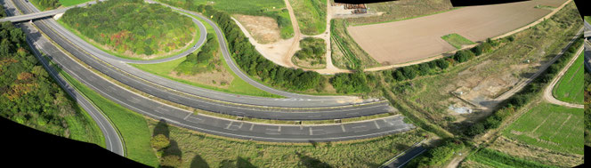 Ende Gelände- Ende der Autobahn...