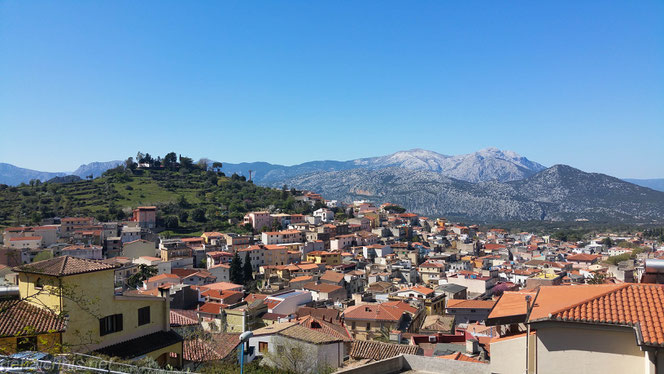 Blick über Dorgali