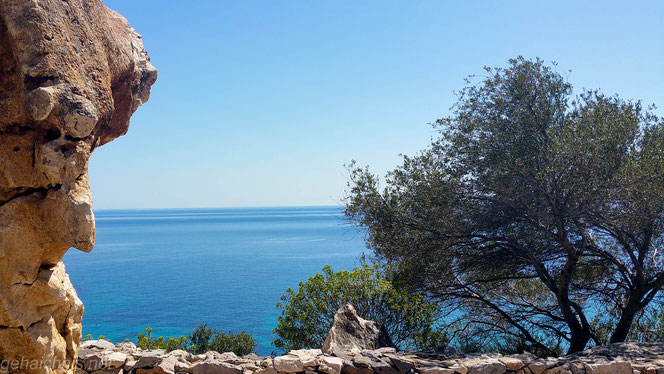 Blick auf das Tyrrhenische Meer