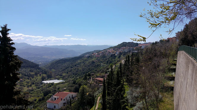 Nuoro am Hang des Monte Ortobene