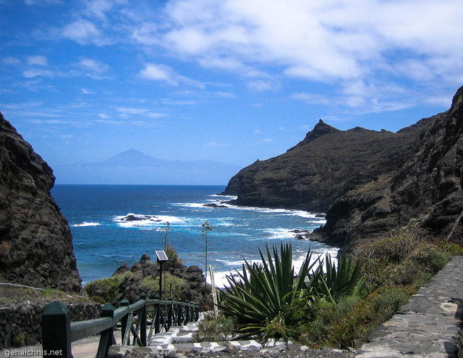 ...ereichen wir schließlich die Playa de La Caleta