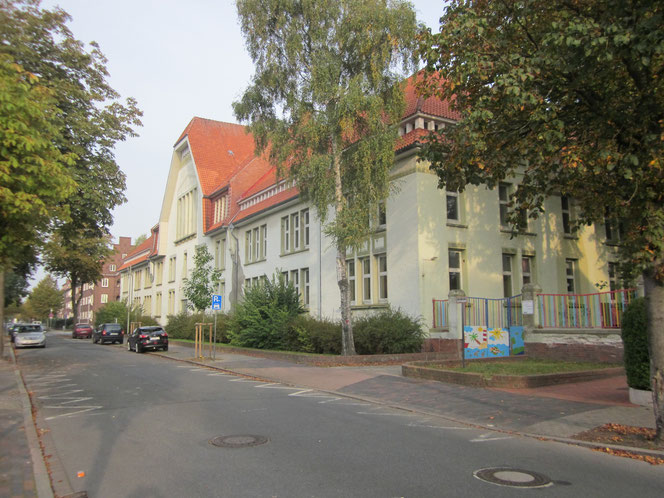 Ehemalige Gorch-Fock-Schule in Cuxhaven, ursprünglich eine Kaserne