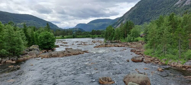 Der Blick nach Valle / Norwegen