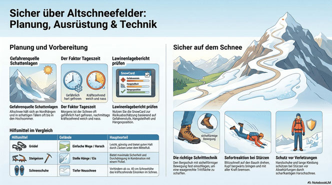 Schneeschuhe vs. Wanderschuh