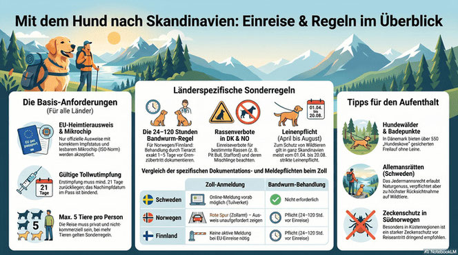 Skandinavien mit Hund