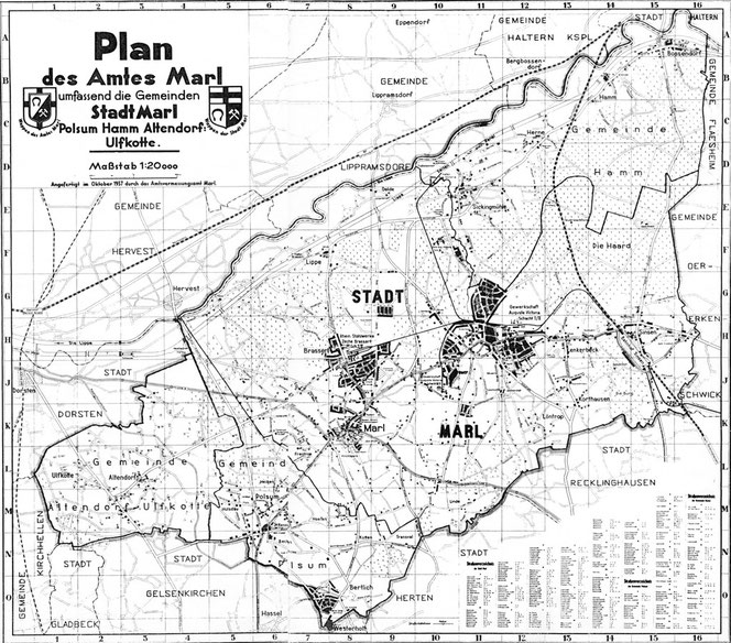 Marl 1937(noch kein Chemisches Werk)