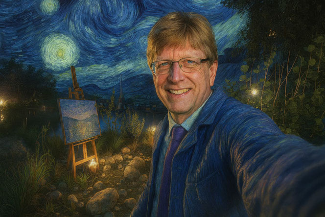 Selbstportrait unter Sternen | Dr. Wrede & Partner