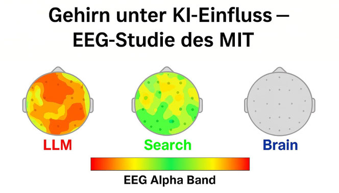 Gehirn unter KI-Einfluss -EEG-Studie des MIT | Dr. Wrede & Partner