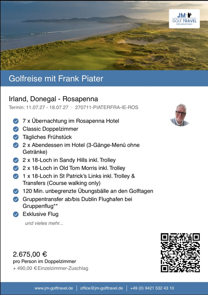 Golfplatz Rosapenna Irland