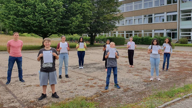 Übergabe der Medienzertifikate in Klasse 5