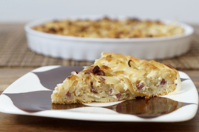 schneller Zwiebelkuchen