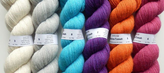 Merino-Tussah 380m/100g
