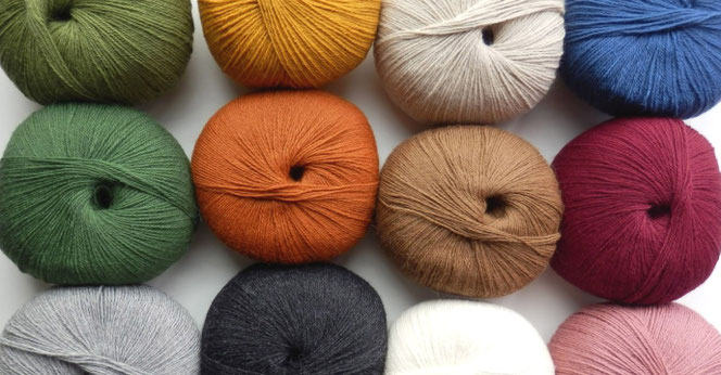 Edelhaargarne + Seide - Baby-Alpaca