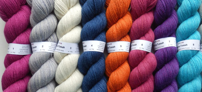 Merino-Tussah 380m/100g