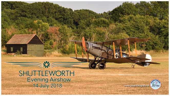 Shuttleworth Evening Airshow,Bristol F2B Fighter