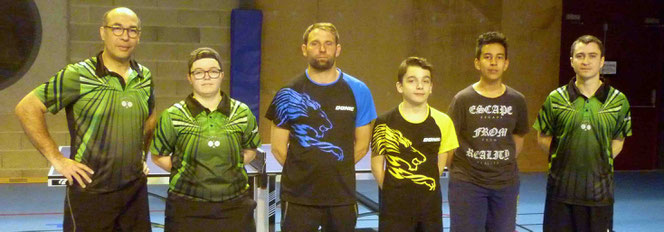 Pierre, Tatiana, Filipe, Léandro, Aymane et Matthieu