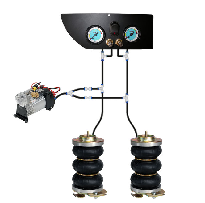 Sospensione Pneumatiche con sistema a 2 cerchi per la massima sicurezza di guida