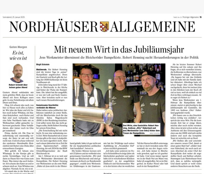 01.02.2025 Unternehmensübergabe