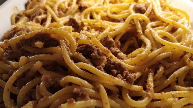 spaghetti al ragù di carne