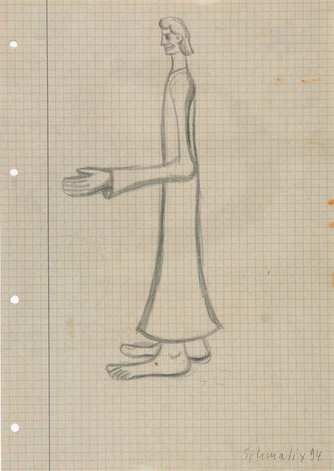 Jesus Darstellung Zeitgenössische Kunst von Hubert Schmalix 