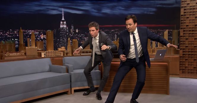 Eddie Redmayne et Jimmy Fallon (The Tonight Show - 9/11/2016 - NBC)