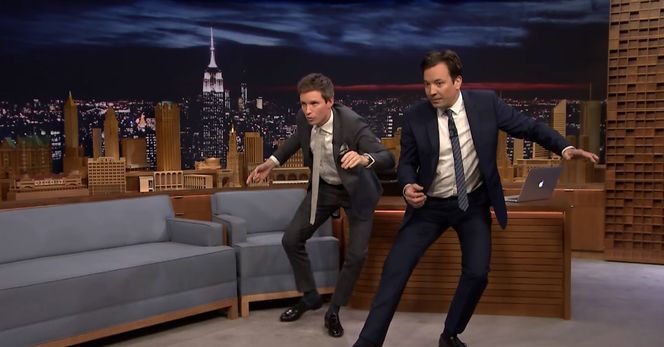 Eddie Redmayne et Jimmy Fallon (The Tonight Show - 9/11/2016 - NBC)