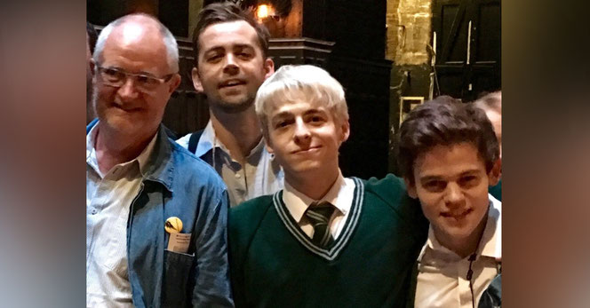 Jim Broadbent, Alex Price, Anthony Boyle et Sam Clemmett