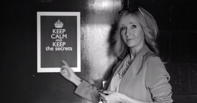 JK Rowling demande aux fans de "garder leur calme et de garder le secret"