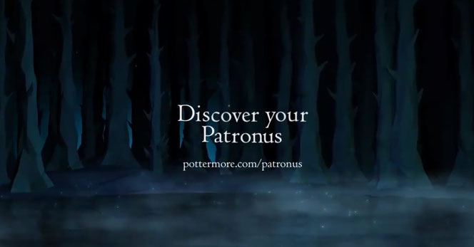 Capture d'écran de la vidéo de présentation de Pottermore