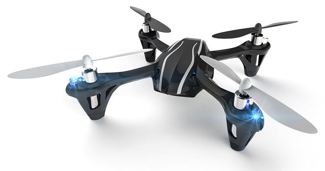 Hubsan X4 H107L - a typical representative of the family of small amateur radio controlled quadrocopter