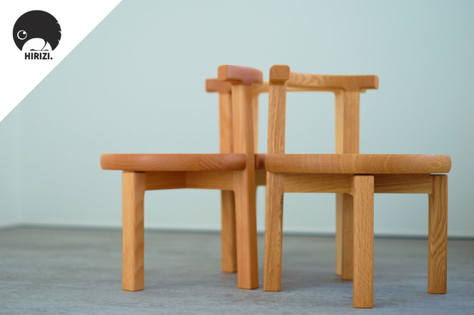 子供椅子　木　無垢　木製