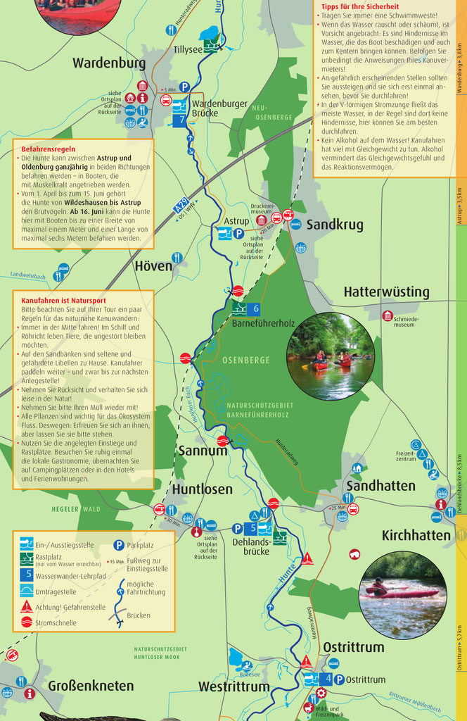 Fluskarte von Ostrittrum bis nach Wardenburg