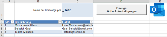 Screenshot Excel-Tabellenblatt
